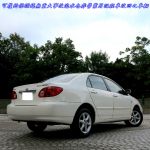 全額貸專區-2003年Toyota Altis1.8 省油省稅金問題少平價代步車
