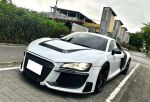 奧迪 R8【稀有免鑰匙啟動、感應車門解鎖、新款R8方向盤、安卓機】 低里程