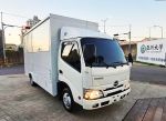 2023年 HINO 廂式貨車 14呎半 實跑5千公里  適合移動式餐車或酒吧