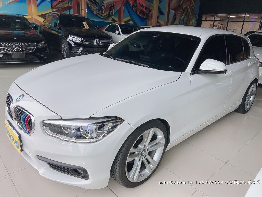 18 Bmw 118i M版白總代理 中古車價格 圖片 配備 說明 81汽車